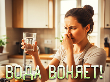 Вода пахнет сероводородом