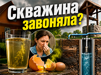 Запах воды из скважины — причины и способы решения