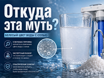 Цвет воды с солью