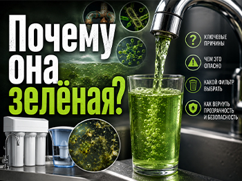 Зеленый цвет воды