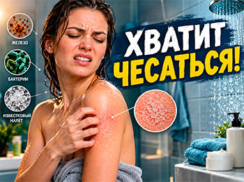 Зуд кожи после душа