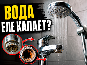 Плохо течет вода из крана — топ 7 причин
